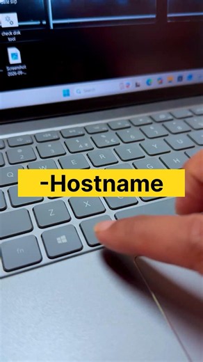 How to check hostname on windows Pc! #pctips #windowstips #tech