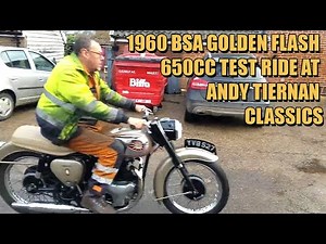 1960 BSA A10 Golden Flash 650cc at Andy Tiernan Classics #09417BSA