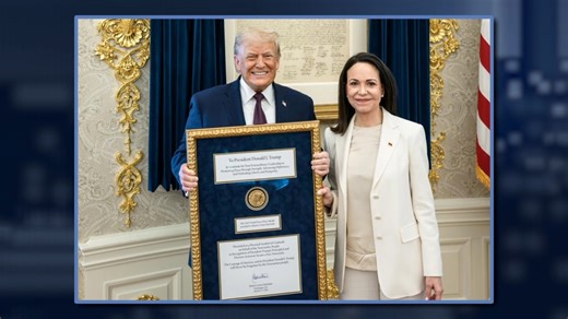 1.4M views · 57K reactions | Trump FINALLY got his Nobel Peace Prize and he has never looked happier!  | Jimmy Kimmel Live | Facebook