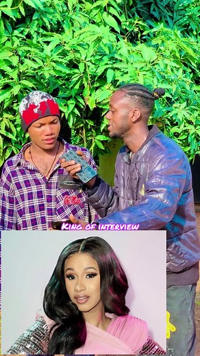 he met @Cardi B on my interview 😲💔😂 #kingofinterview