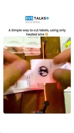Perfect Label Cuts Using Just a Heated Wire 😍🔥✂️