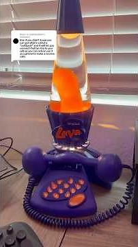 I can’t beleive I’m using a landline phone in 2025 ☎️ (cell2jack) #lavalamp