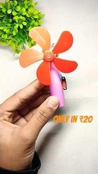 how to make mini hand fan || how to make mini table fan #experiment #fan #shorts