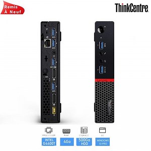 M900 Tiny - Intel® Pentium® G4400T - 4Go DDR4 , 500Go HDD - WIFI (Remis à Neuf)