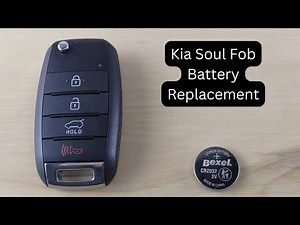 How To Replace or Change Kia Soul Remote Key Fob Battery 2014 - 2019