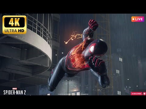 Miles Morales 4K Gameplay 🔥 Next-Gen Spider-Man Experience (PS5 Ultra HD)