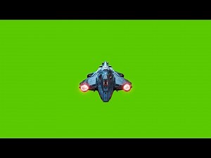 Futuristic Spaceship Green Screen Effects 4K