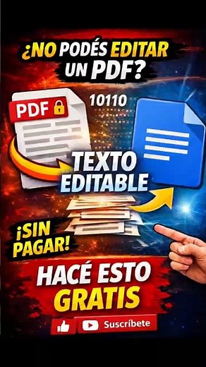 ¿No podés editar un PDF? Hacé esto gratis