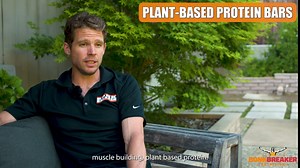 Bonk Breaker Plant Based Protein Bars, Gluten Free, Dairy Free, 13g Protein, Peanut Butter and Jelly Flavor, 62g Bar (12 Pack)