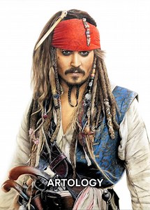 The incredible Captain Jack Sparrow drawing process revealed