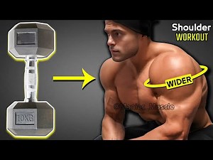 9 BEST Shoulder EXERCISES WITH DUMBBELLS ONLY 🎯
