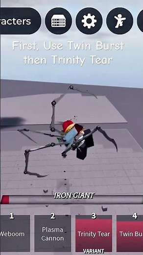 How to do trinity tear variant in TSB! #tsb #thestrongestbattlegrounds #roblox