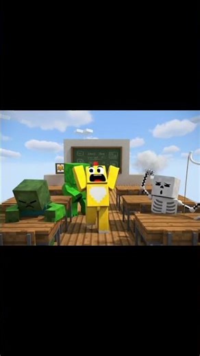 Murgamon Opens a Mob School in Minecraft 😂🐔#MinecraftShorts #MobSchool #GamingIndia