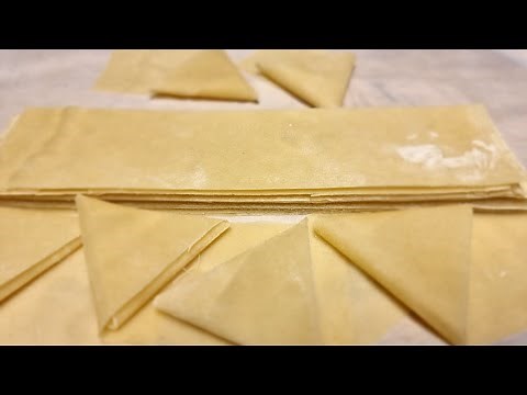 Problem Solved Samosa Pastry Strips Recipe.No More Sticking And Breaking After Toasting.Tutorial