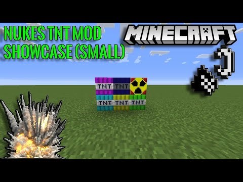 (Minecraft) Nukes TNT Mod (Small) Mod Showcase