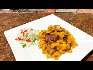 Majado de plátano con Chancho |LA COCINA DE MARITZA|