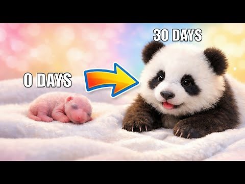 🐼 Raising 30 Newborn Panda Cubs for 30 Days | SHOCKING Here’s What Happened – The First 30 Days