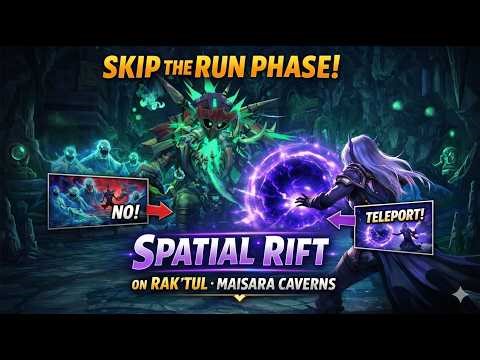 SKIP the Run Phase! 🌀 Spatial Rift on Rak’tul (Maisara Caverns Guide)