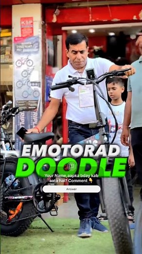 Dhoni E-Cycle⚡️ | Emotorad Doodle v3