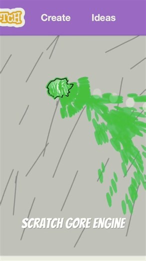 Scratch gore engine. #devlog #scratch #blood