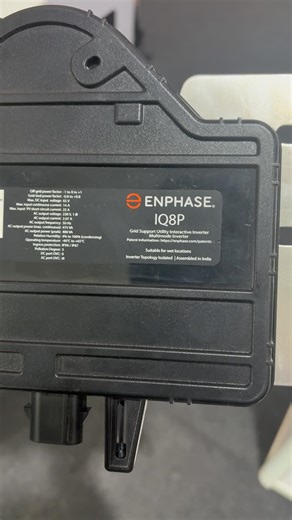 Micro inverter solar enphase #enphase#solarrepair #luminous #tatapower #solarsystem