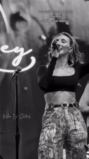 I was lucky enough to catch Angie Rey's set at Morgan Wallen's last night in Nashville. She KILLED it! WOW!!!!朗 | Yellow Lab Studios | Facebook