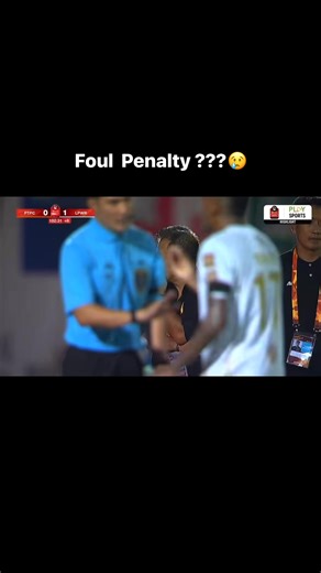 Foul Penalty ?? #ไทยลีก1 #ฟุตบอลไทย | Pinyo Inpinit