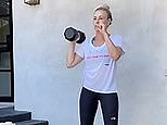 Chelsea Handler takes a hard hit as she enjoys her workout routine