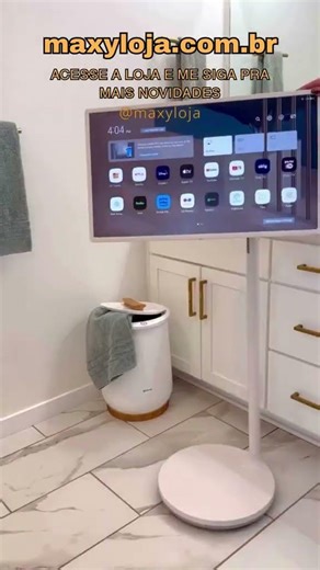 Smart Touch Screen Tv android Portátil com Base