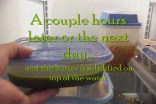 Making Cannabutter with hash