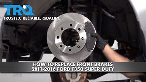 How To Replace Front Brakes 2011-16 Ford F350 Super Duty