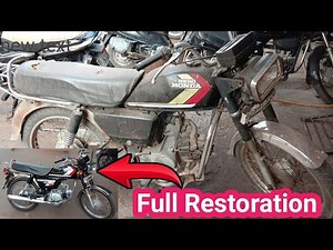 Hero Honda CD 100 Full Restoration | Old Soviet Motorcycle Full Restoration 🏍