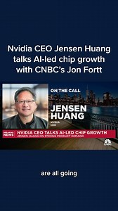 4.7K views · 137 reactions | Nvidia CEO Jensen Huang tells CNBC's Jon Fortt how enterprise software companies are going to drive demand for Nvidia's technology. https://cnb.cx/3uGJGfY | CNBC | Facebook