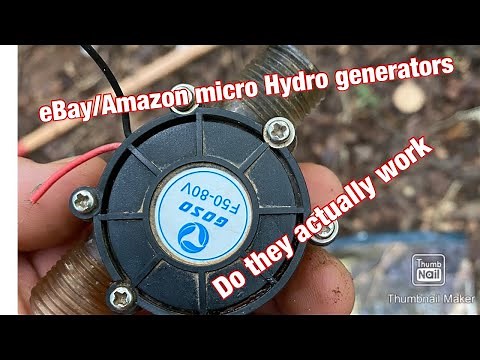 Does the eBay/Amazon micro Hydro electric generators actually work let’s try !