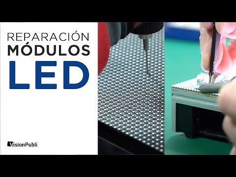 ¿Cómo reparar MÓDULOS LED? Pantallas LED · Publicitarias · Reparación LED - Synetech