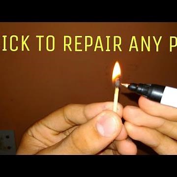 How to Repair or FIX Ball/Gel Pen easily 100% working Trick!!!