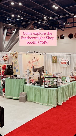🛠️ The Featherweight Shop on Instagram: "Quilt Festival is here🪡 Take a look around our booth with Christian to see new products and more! Singer Featherweight Singer 221 Singer Featherweight 221 Singer 222 Singer Attachments Quilting Quilts of Instagram Sewing Quilts Sewing Machine Attachments #featherweight #singer"