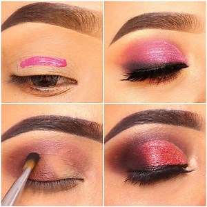 2.1M views · 30K reactions | 2 Beautiful and super Shiny eye makeup looks by the amazing Shilpa! | MetDaan Makeup | Facebook