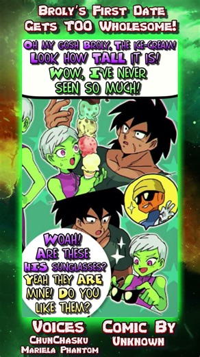 Broly and Cheelai's First Date Gets TOO Wholesome 💚 | Dragon Ball Comic Dub