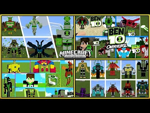 BEN 10 OMNIVERSE MOD FOR MINECRAFT | MCPE 1.19 ADDON | ACE