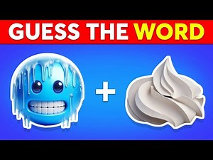Can You Guess the Word by Emojis? 🤔 Emoji Quiz