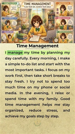 Time Management in English ⏰ Speak Like a Pro #learnenglish #englishpractice