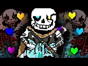 WHEN SANS uses HUMAN SOULS | Undertale "Ink Help" Fight