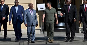 Ukraine hails African peace mission