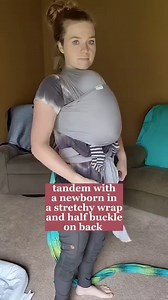 111K views · 770 reactions | Tandem Babywearing | Half Buckle &...