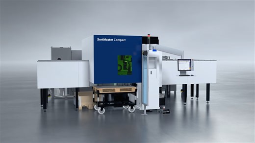 The SortMaster Compact: automation that takes up minimal space while maximizing your productivity 💪The SortMaster Compact sorts and stacks finished parts onto pallets. Individually controllable suction cups grip and unload nearly every part. Learn more about this entry-level automation: https://bit.ly/3QxCXOa | TRUMPF Inc.