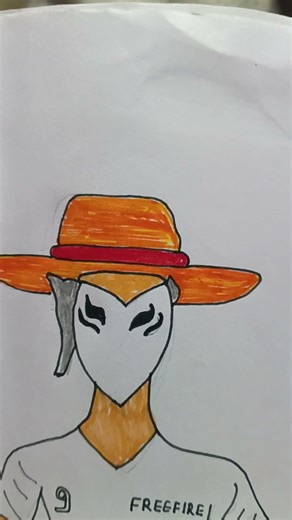 Free Fire Mask Boy ✍️Drawing।। shivcharanArtist✍️।।