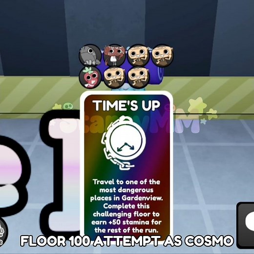 FLOOR 100 RUN AS COSMO IN DANDY'S WORLD #roblox #update #dandysworld