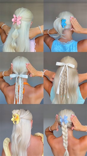 taylor pfeffer on Instagram: "A week of hairstyle ideas!!💕✨👏 these are all so perfect for school/work!🥰 all tutorials are on my page! • • • • • • • • • • • • • • • #hairstyle #hairtutorial #hair #easyhairstyles #backtoschool"