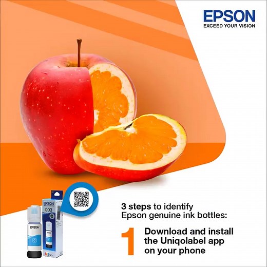 Don't get fooled by fakes! Printer inks may look the same on the outside, but that might not be the case on the inside. Only Epson genuine inks deliver quality prints and keep your EcoTank printer safe. Here's how you can identify the right ink for your Epson printer. Know more: https://bit.ly/3dHzNBj #GenuineInk #EcoTank #Printer | Epson